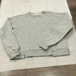 ❤️2/$30❤️[XL]Diadora Cropped  Pull Over Gray Sweatshirt